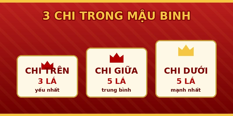 3 chi trong Mậu Binh 69VN chi trên giữa dưới